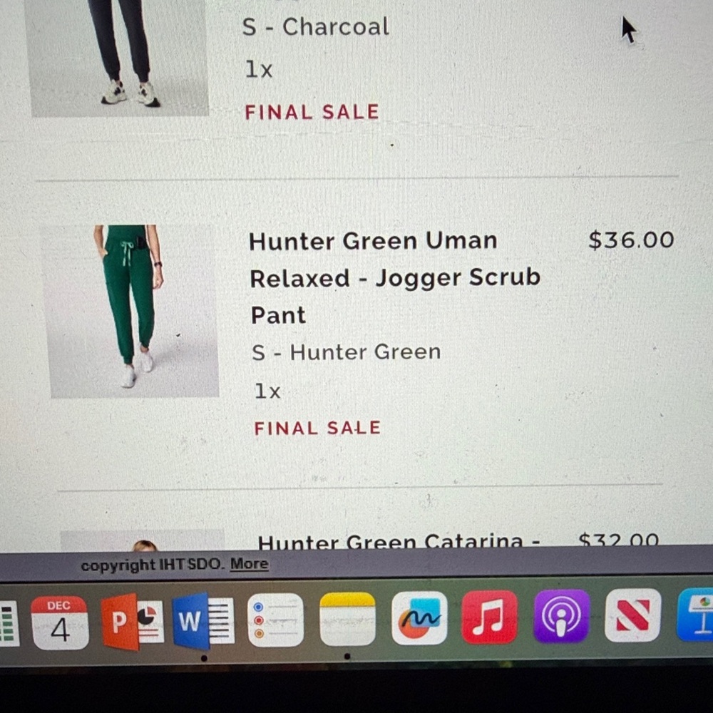 Figs uman jogger scrub pants